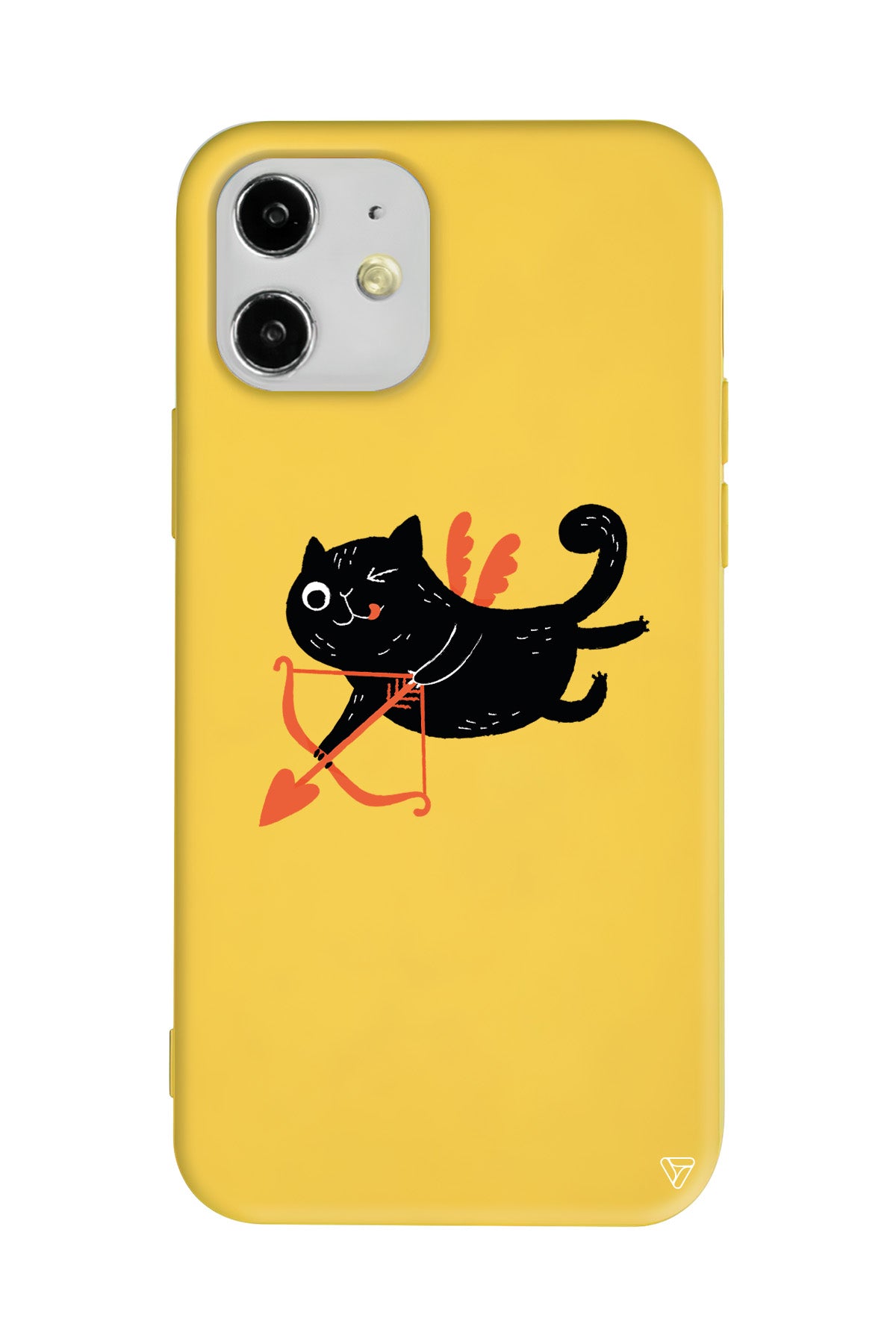 Kedi Eros Lansman Model İçi Kadife Silikon Telefon Kılıfı