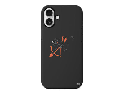 Kedi Eros Lansman Model İçi Kadife Silikon Telefon Kılıfı