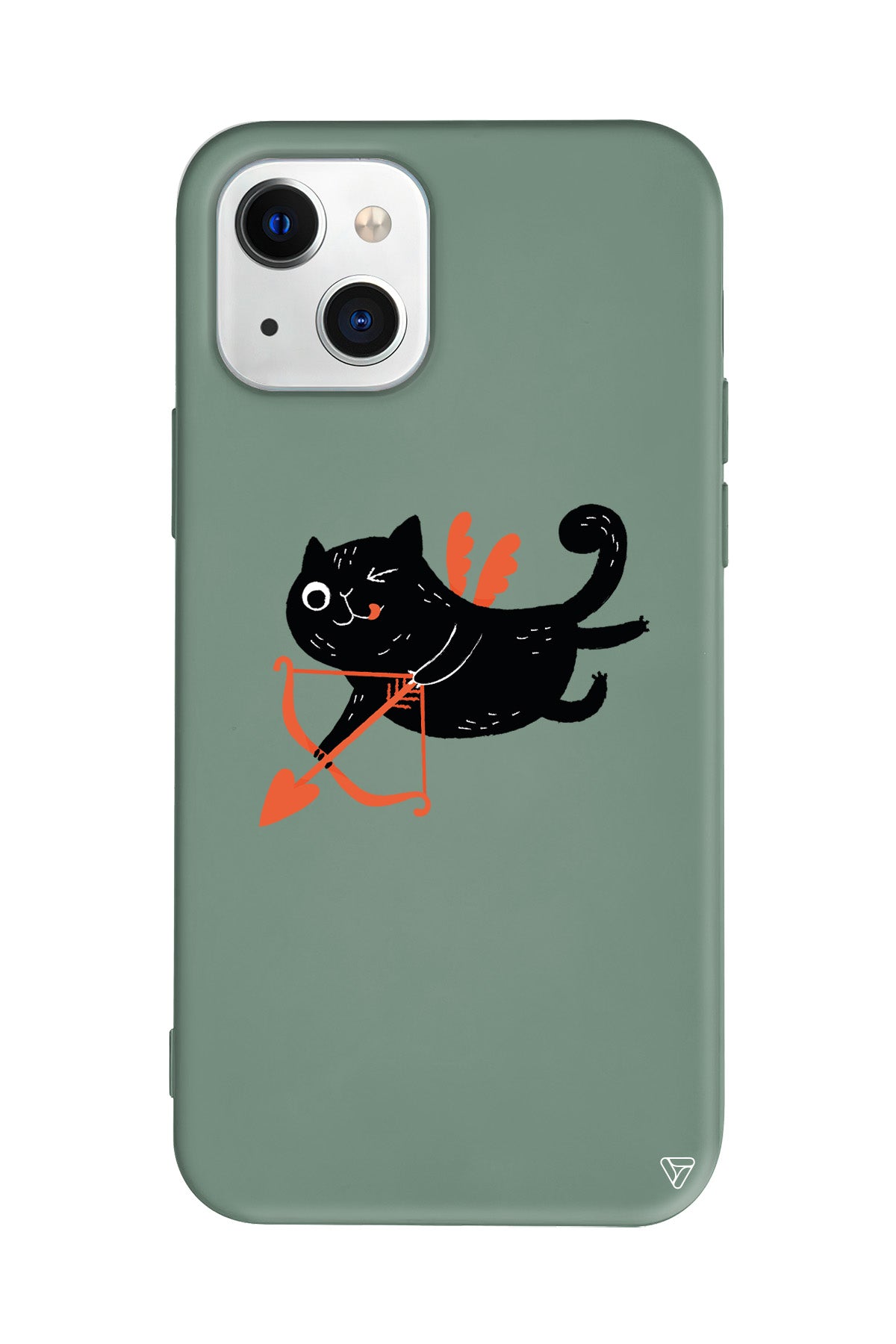 Kedi Eros Lansman Model İçi Kadife Silikon Telefon Kılıfı – Plus Serisine Özel