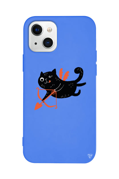 Kedi Eros Lansman Model İçi Kadife Silikon Telefon Kılıfı