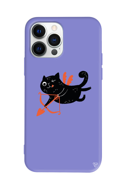 Kedi Eros Lansman Model İçi Kadife Silikon Telefon Kılıfı