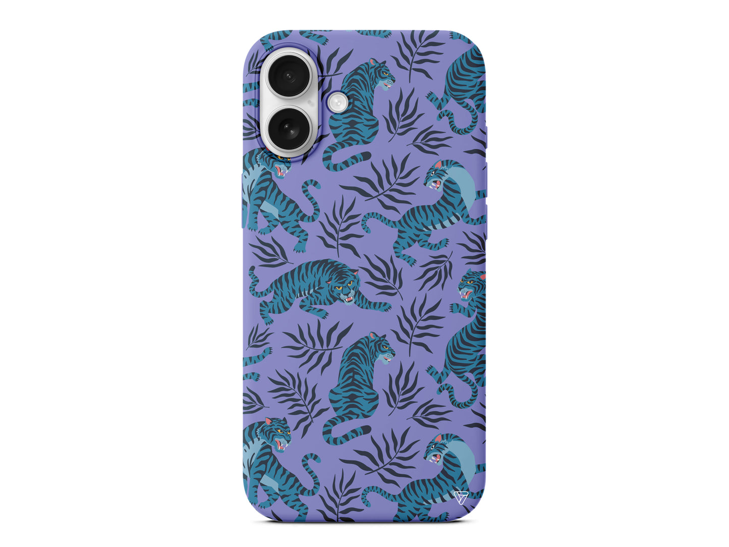 Mavi Leopar Lansman Model İçi Kadife Silikon Telefon Kılıfı – Plus Serisine Özel