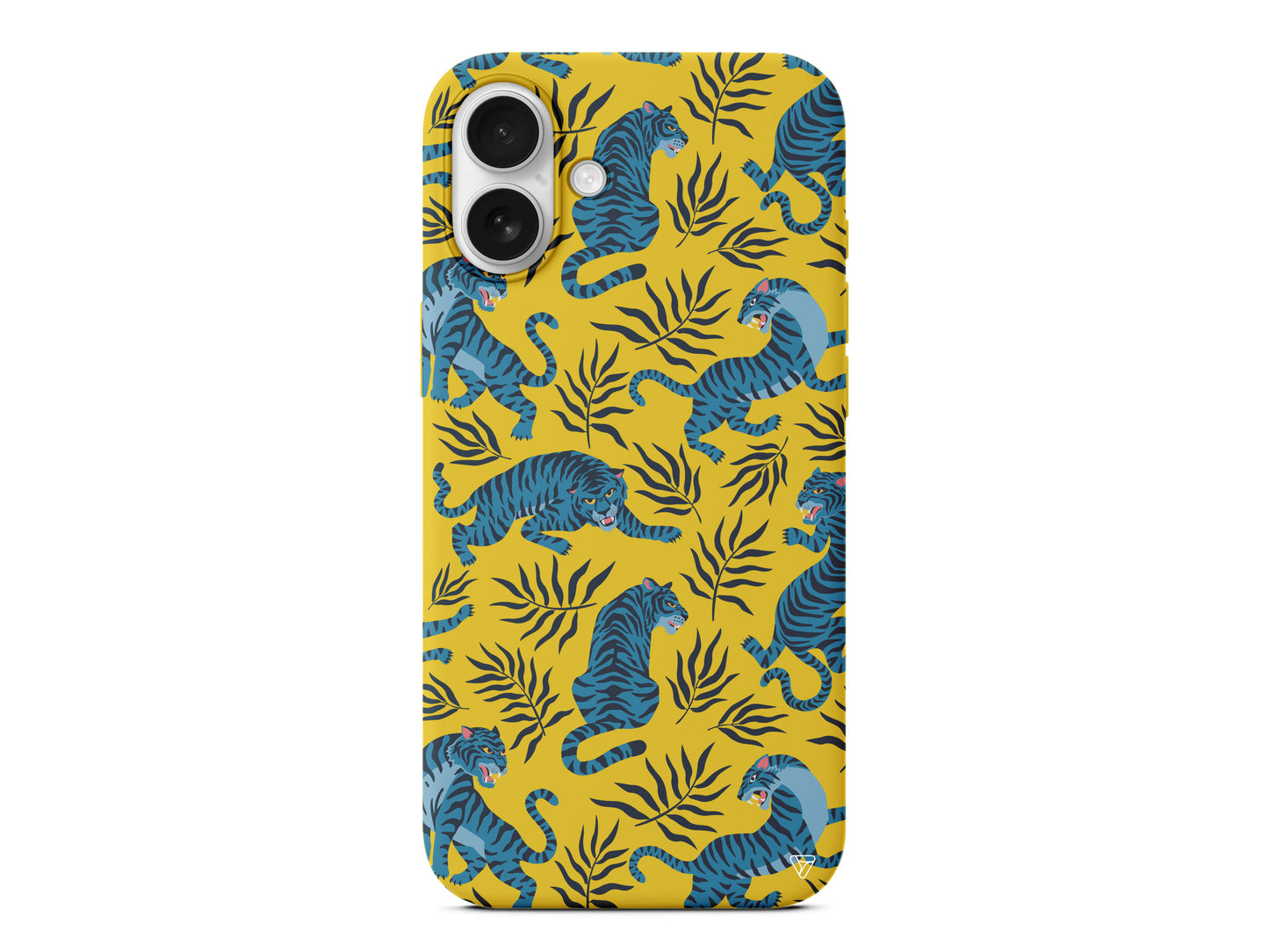 Mavi Leopar Lansman Model İçi Kadife Silikon Telefon Kılıfı – Plus Serisine Özel