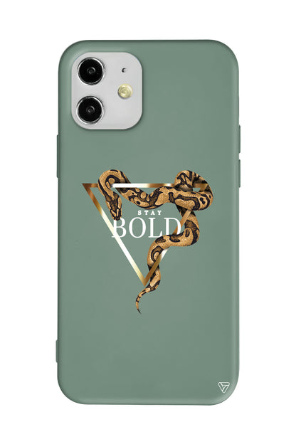 Bold Yılan Lansman Model İçi Kadife Silikon Telefon Kılıfı