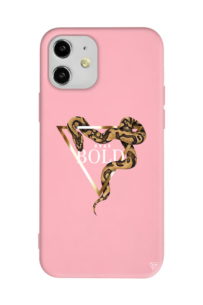 Bold Yılan Lansman Model İçi Kadife Silikon Telefon Kılıfı