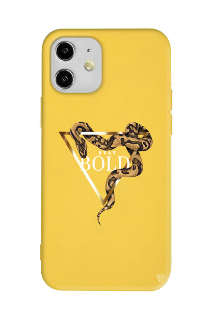 Bold Yılan Lansman Model İçi Kadife Silikon Telefon Kılıfı