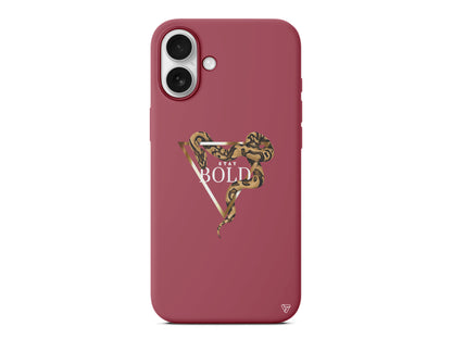 Bold Yılan Lansman Model İçi Kadife Silikon Telefon Kılıfı – Plus Serisine Özel