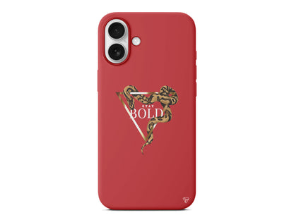 Bold Yılan Lansman Model İçi Kadife Silikon Telefon Kılıfı – Plus Serisine Özel