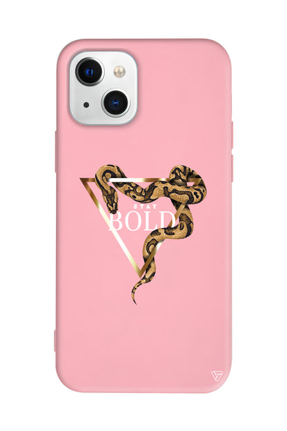 Bold Yılan Lansman Model İçi Kadife Silikon Telefon Kılıfı