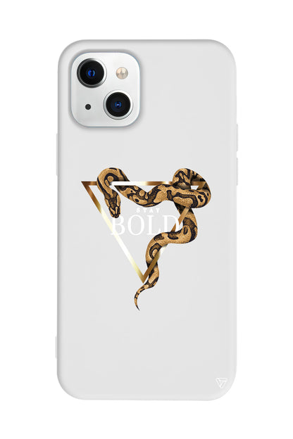 Bold Yılan Lansman Model İçi Kadife Silikon Telefon Kılıfı