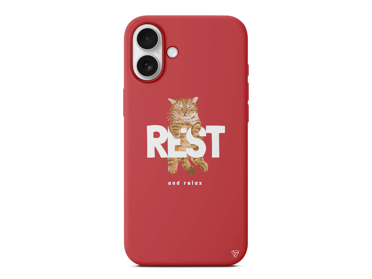 Rest Kedi Lansman Model İçi Kadife Silikon Telefon Kılıfı – Plus Serisine Özel