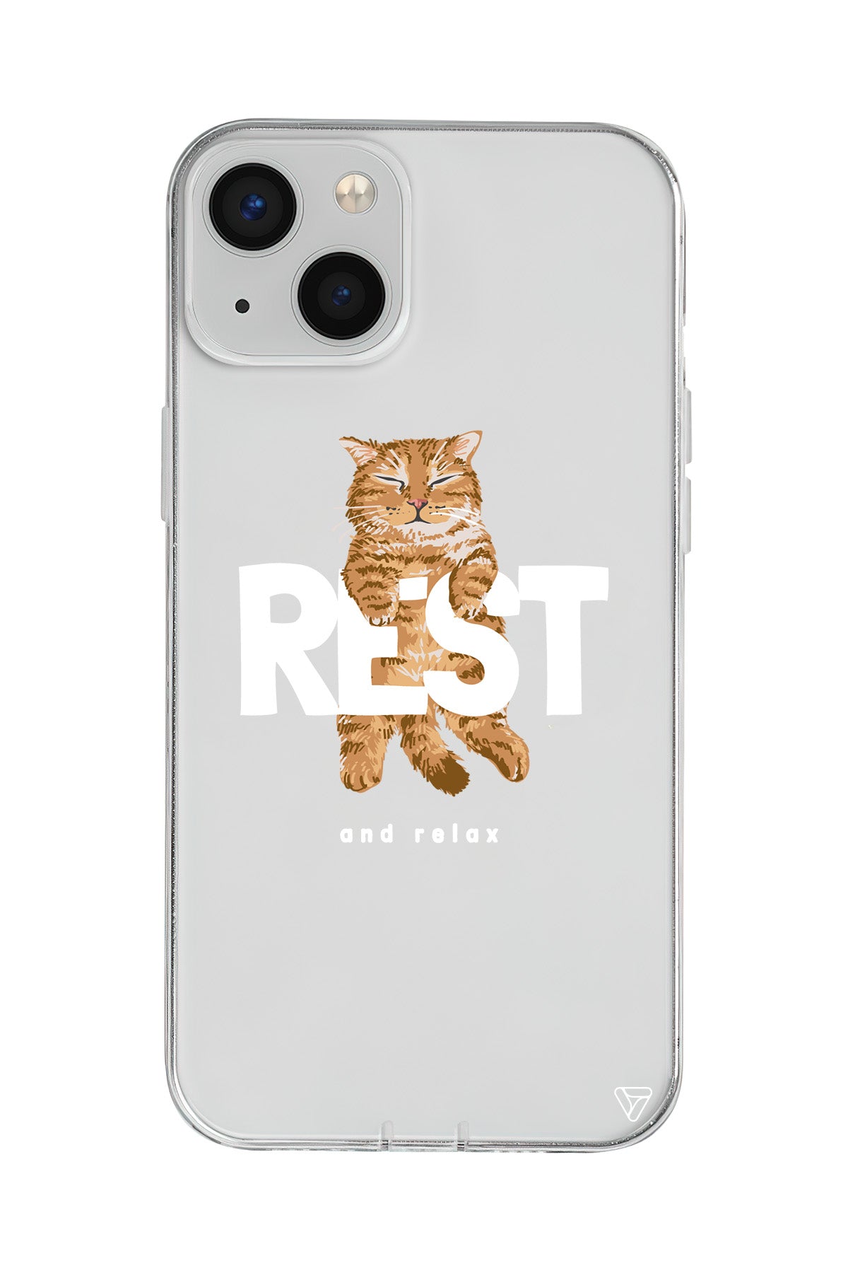 Rest Kedi Lansman Model İçi Kadife Silikon Telefon Kılıfı – Plus Serisine Özel