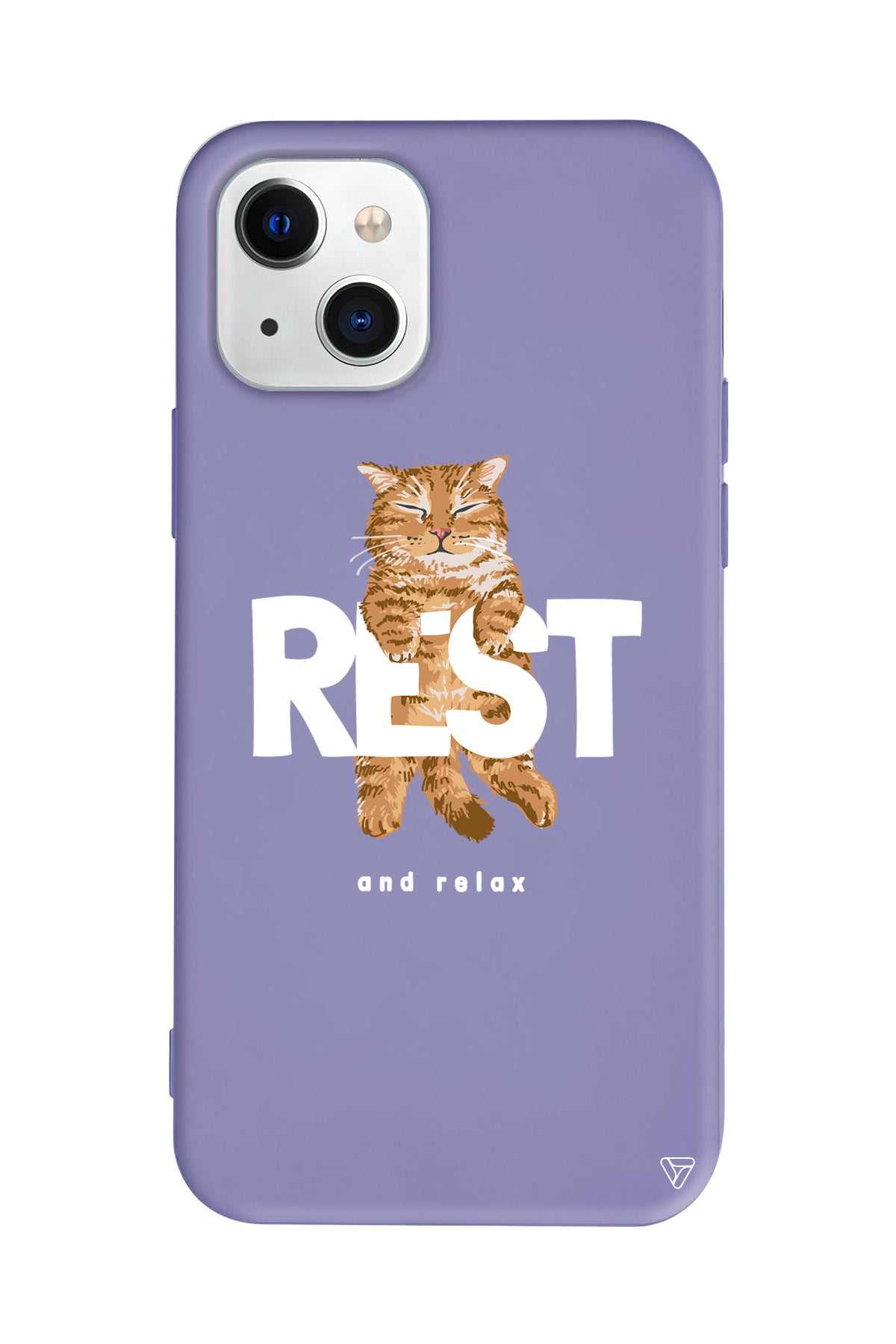 Rest Kedi Lansman Model İçi Kadife Silikon Telefon Kılıfı – Plus Serisine Özel