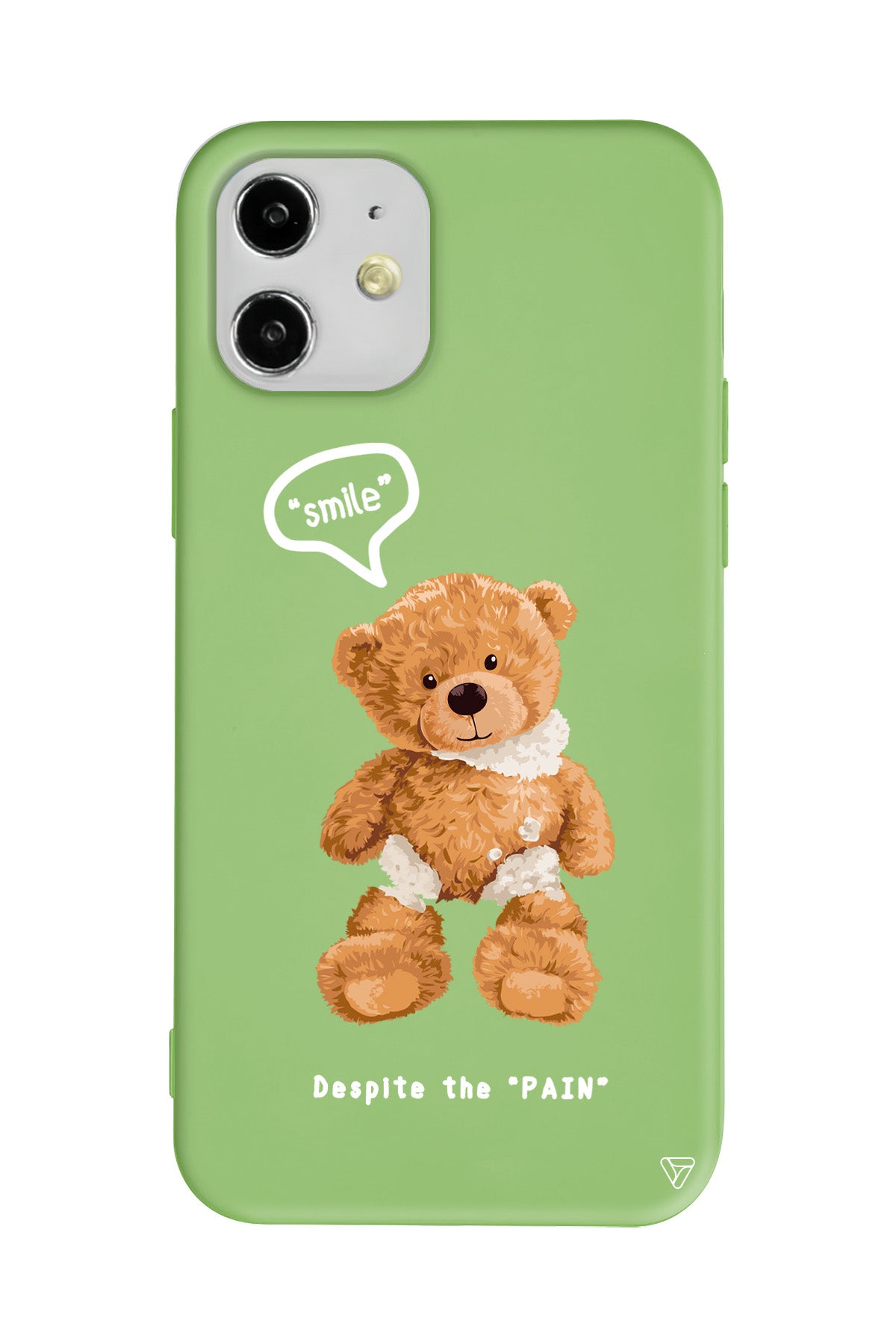 Ayıcık Lansman Model İçi Kadife Silikon Telefon Kılıfı