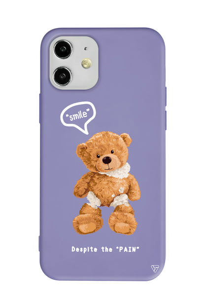 Ayıcık Lansman Model İçi Kadife Silikon Telefon Kılıfı