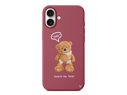 Ayıcık Lansman Model İçi Kadife Silikon Telefon Kılıfı – Plus Serisine Özel