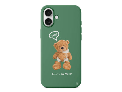 Ayıcık Lansman Model İçi Kadife Silikon Telefon Kılıfı