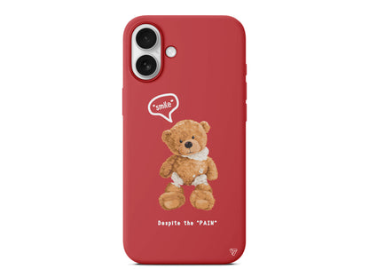 Ayıcık Lansman Model İçi Kadife Silikon Telefon Kılıfı – Plus Serisine Özel