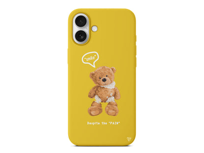 Ayıcık Lansman Model İçi Kadife Silikon Telefon Kılıfı – Plus Serisine Özel