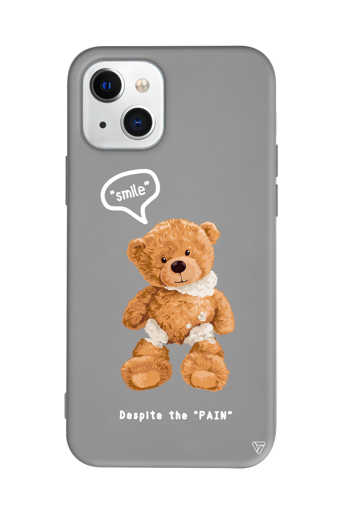 Ayıcık Lansman Model İçi Kadife Silikon Telefon Kılıfı – Plus Serisine Özel