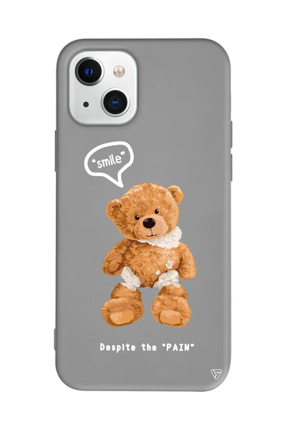 Ayıcık Lansman Model İçi Kadife Silikon Telefon Kılıfı – Plus Serisine Özel