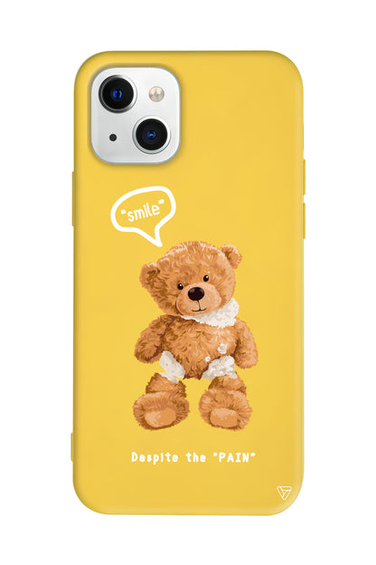 Ayıcık Lansman Model İçi Kadife Silikon Telefon Kılıfı – Plus Serisine Özel