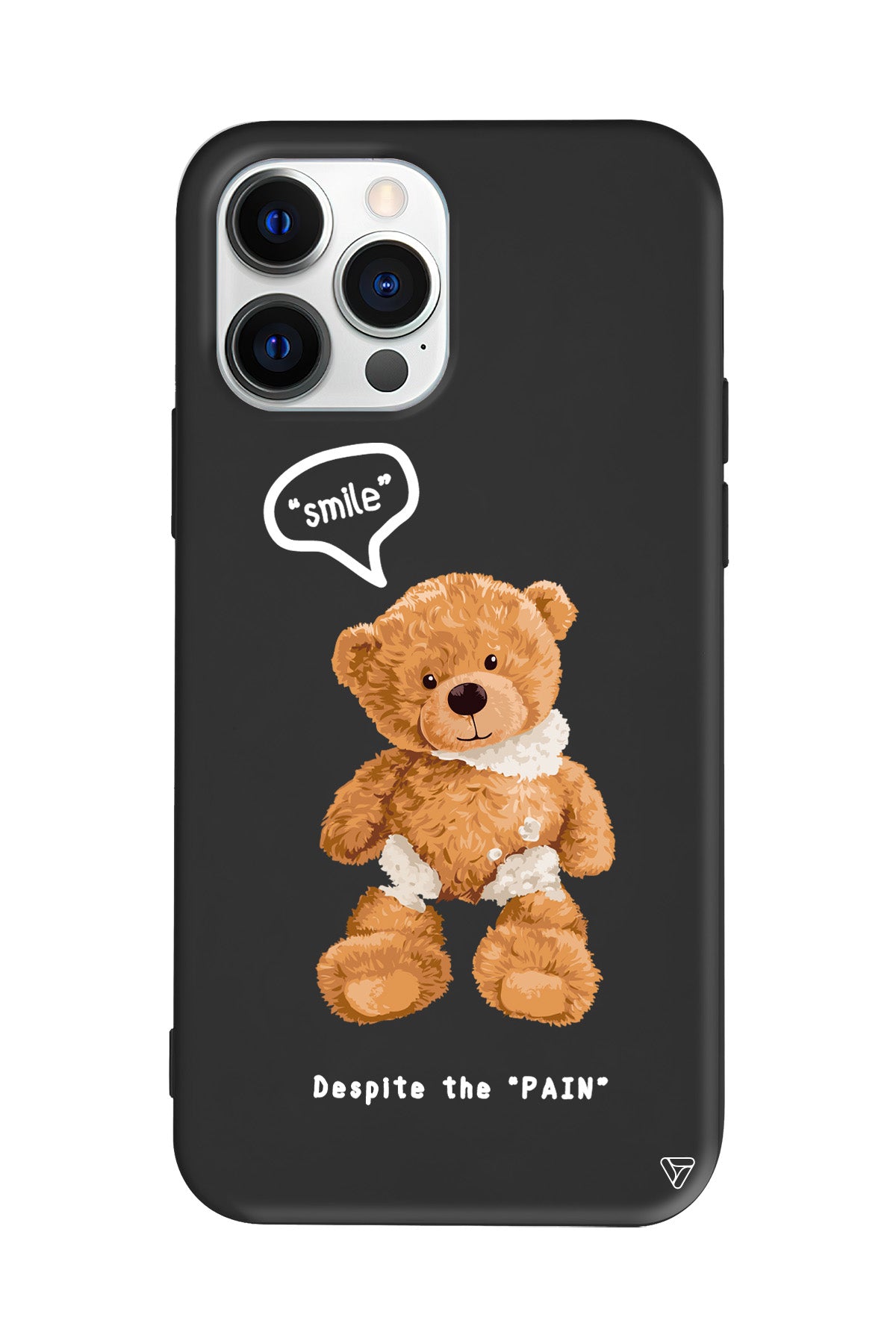 Ayıcık Lansman Model İçi Kadife Silikon Telefon Kılıfı