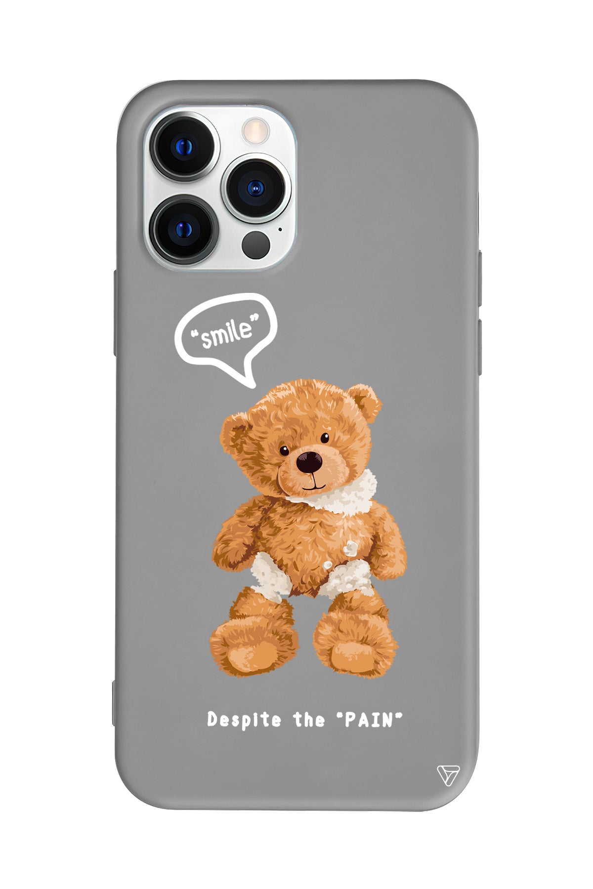 Ayıcık Lansman Model İçi Kadife Silikon Telefon Kılıfı