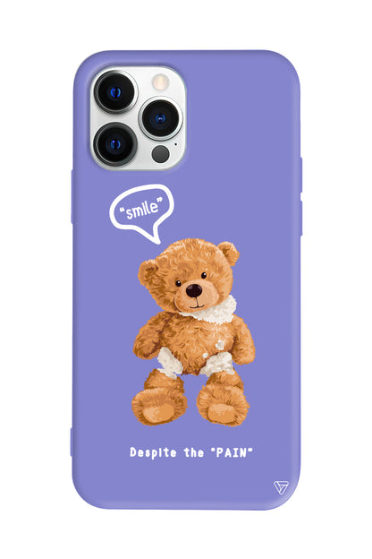 Ayıcık Lansman Model İçi Kadife Silikon Telefon Kılıfı