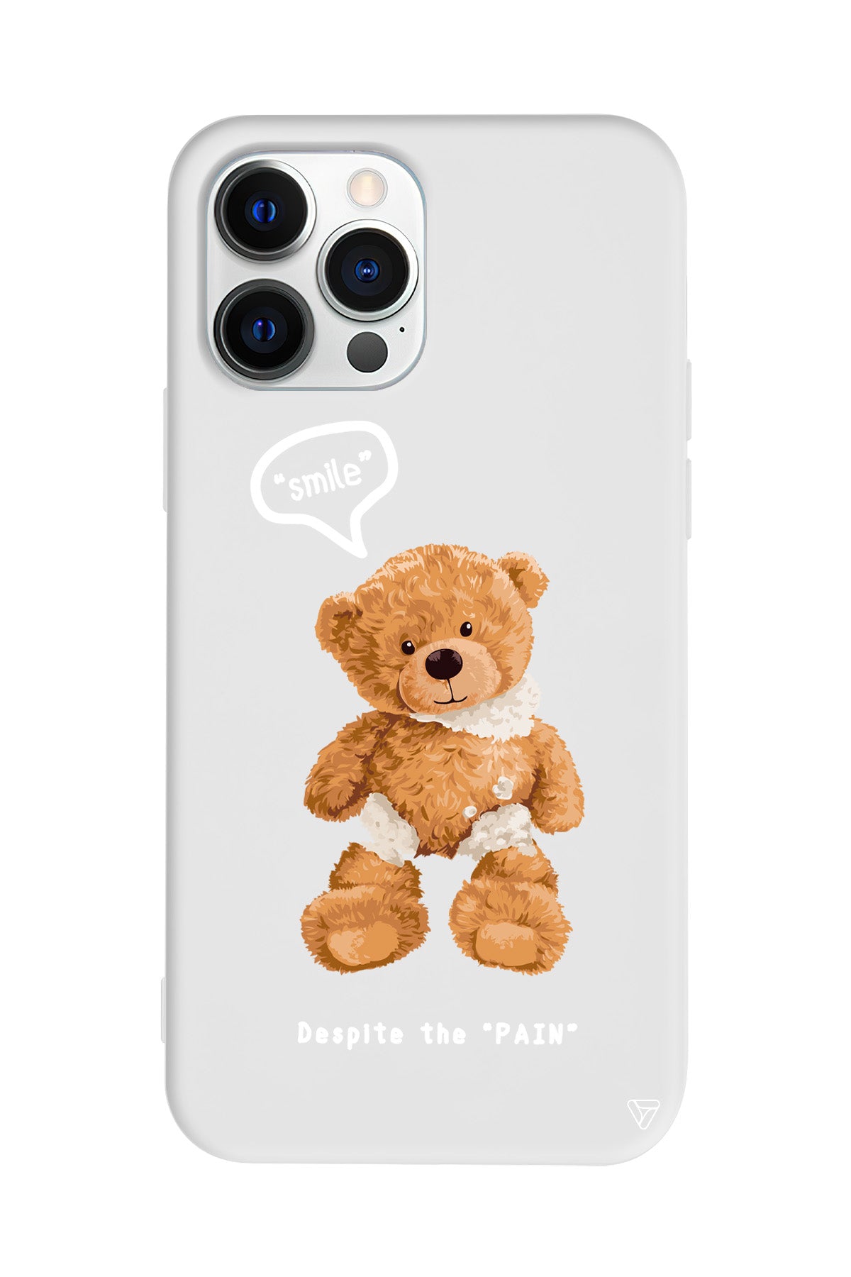 Ayıcık Lansman Model İçi Kadife Silikon Telefon Kılıfı