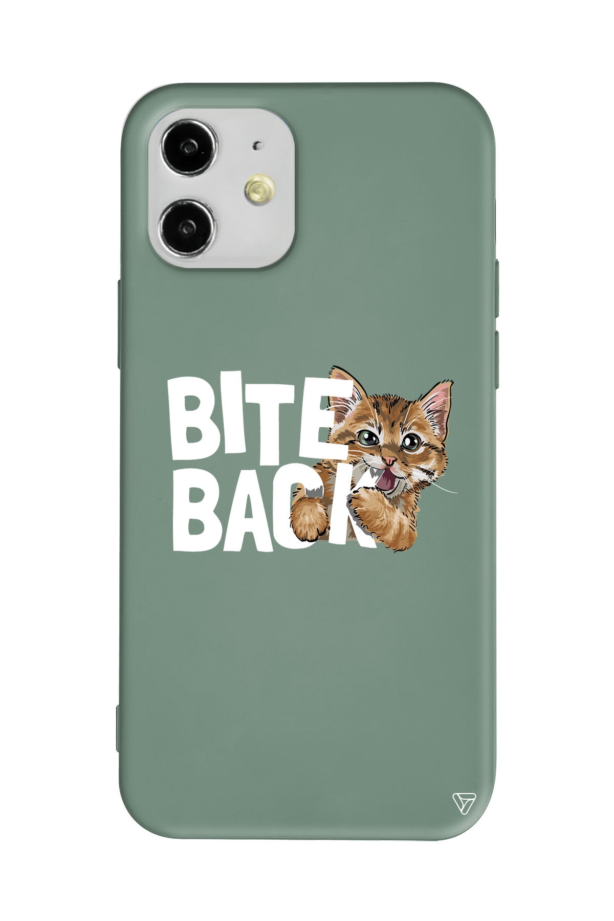 Harf Isıran Kedi Lansman Model İçi Kadife Silikon Telefon Kılıfı