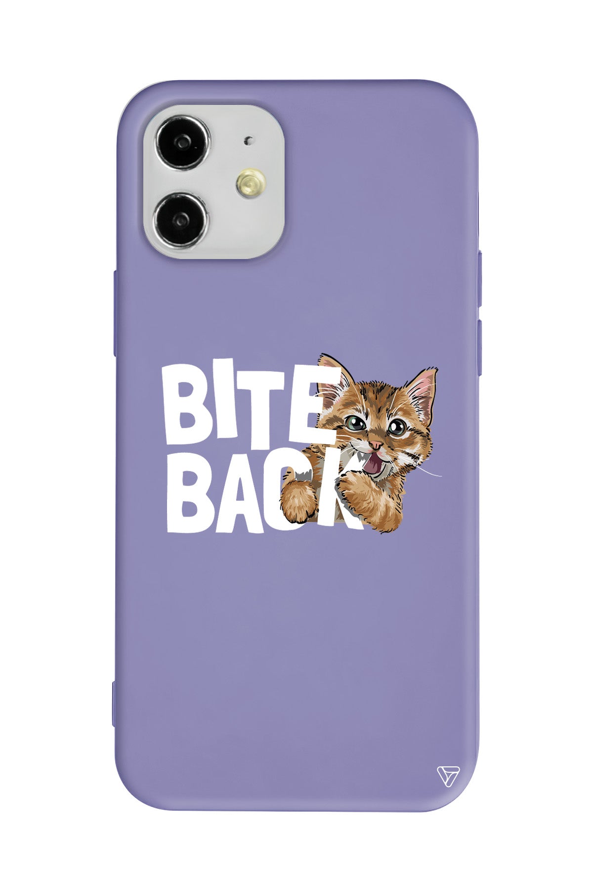 Harf Isıran Kedi Lansman Model İçi Kadife Silikon Telefon Kılıfı