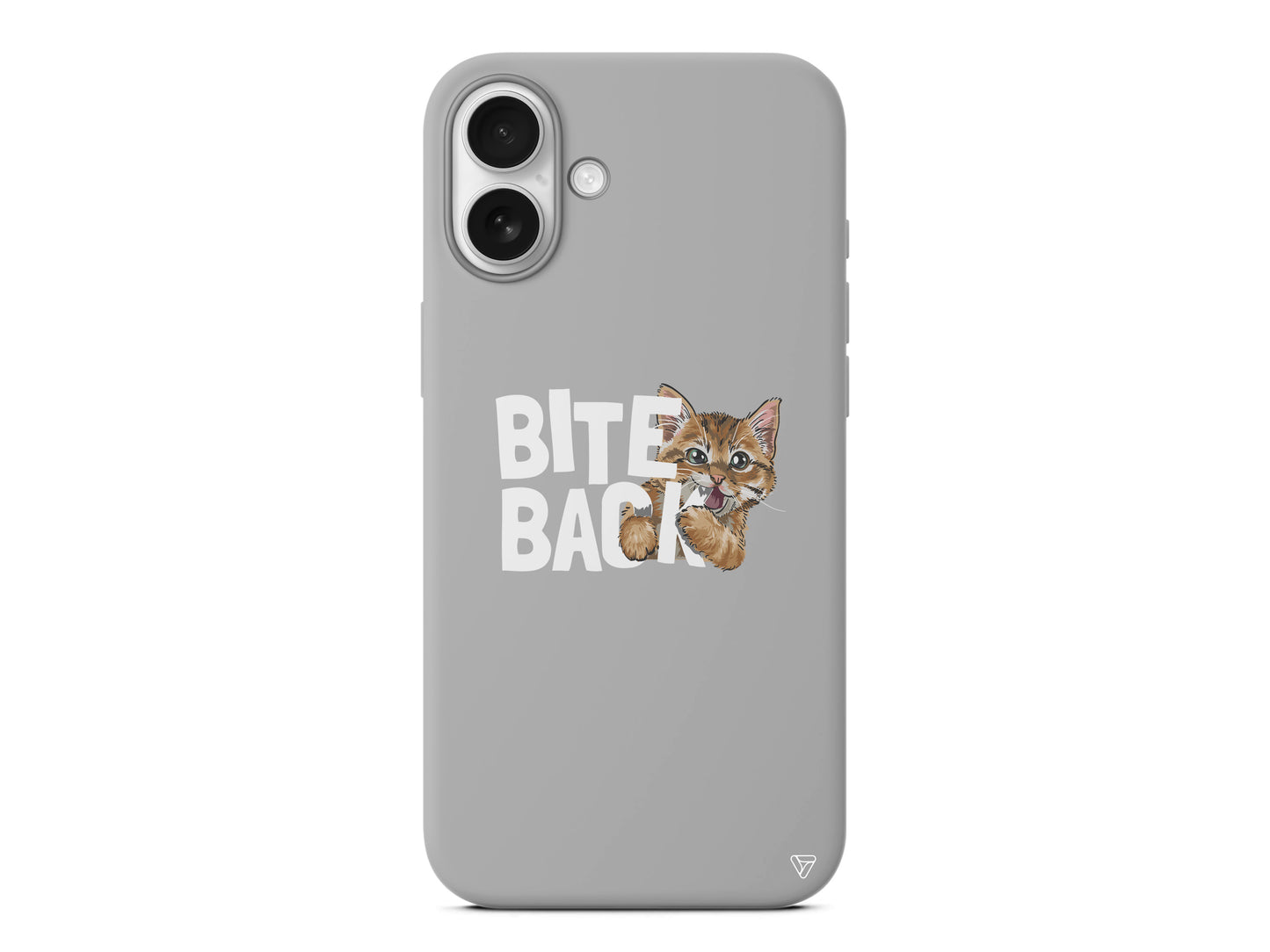 Harf Isıran Kedi Lansman Model İçi Kadife Silikon Telefon Kılıfı