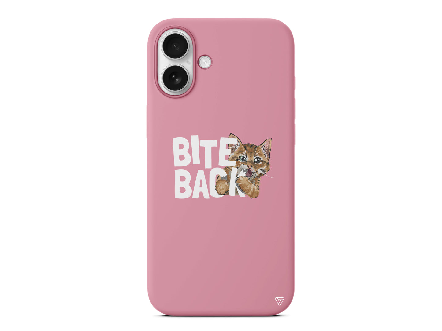 Harf Isıran Kedi Lansman Model İçi Kadife Silikon Telefon Kılıfı