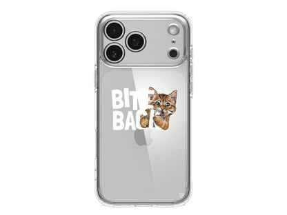 Harf Isıran Kedi Lansman Model İçi Kadife Silikon Telefon Kılıfı