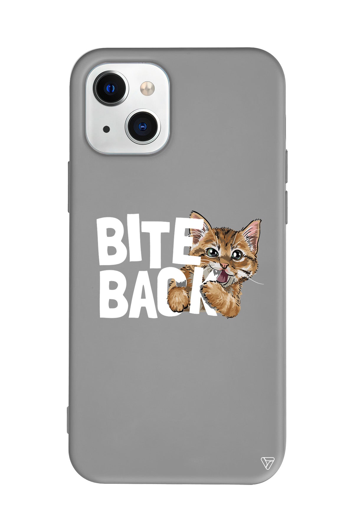 Harf Isıran Kedi Lansman Model İçi Kadife Silikon Telefon Kılıfı