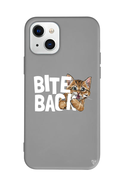 Harf Isıran Kedi Lansman Model İçi Kadife Silikon Telefon Kılıfı – Plus Serisine Özel