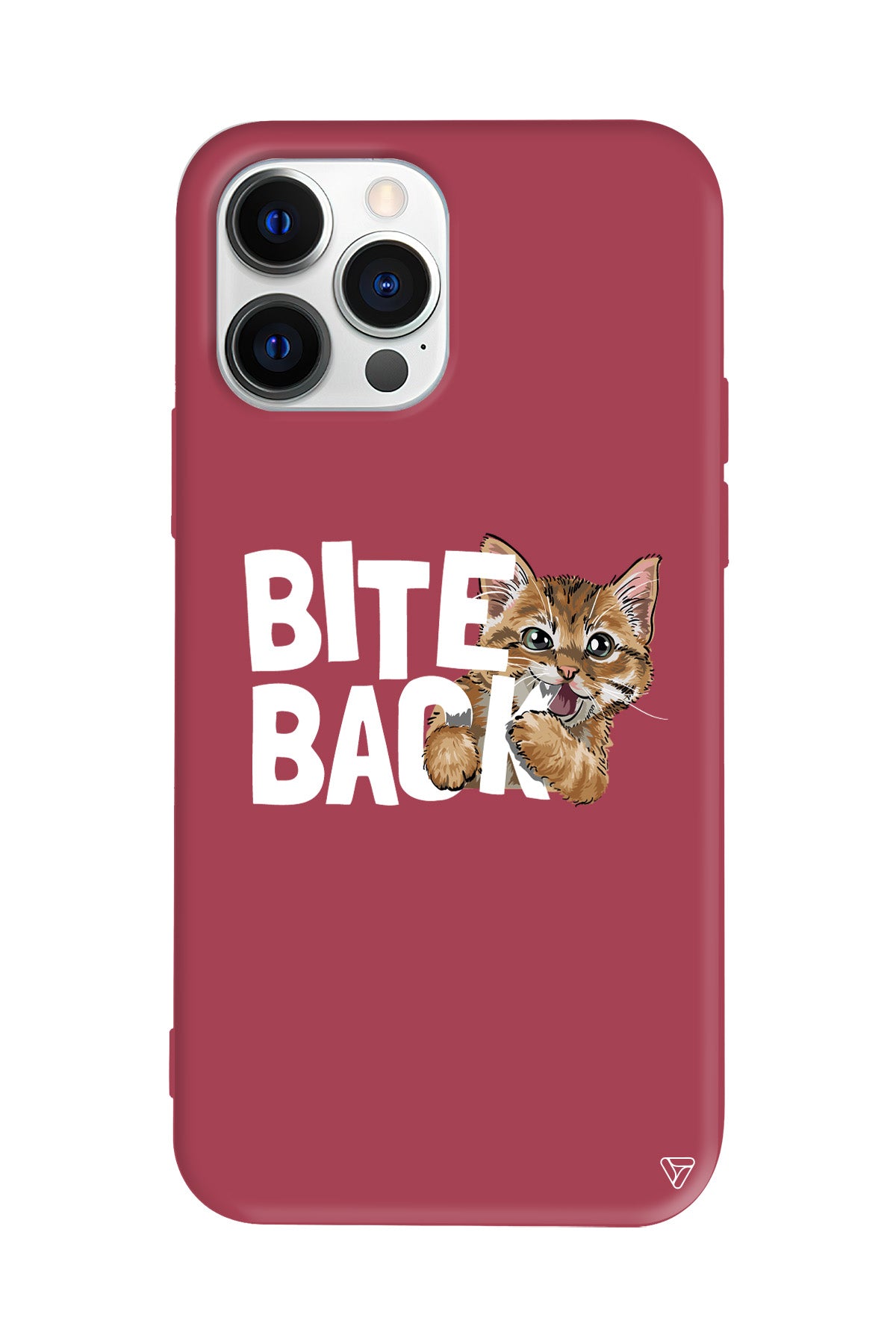 Harf Isıran Kedi Lansman Model İçi Kadife Silikon Telefon Kılıfı