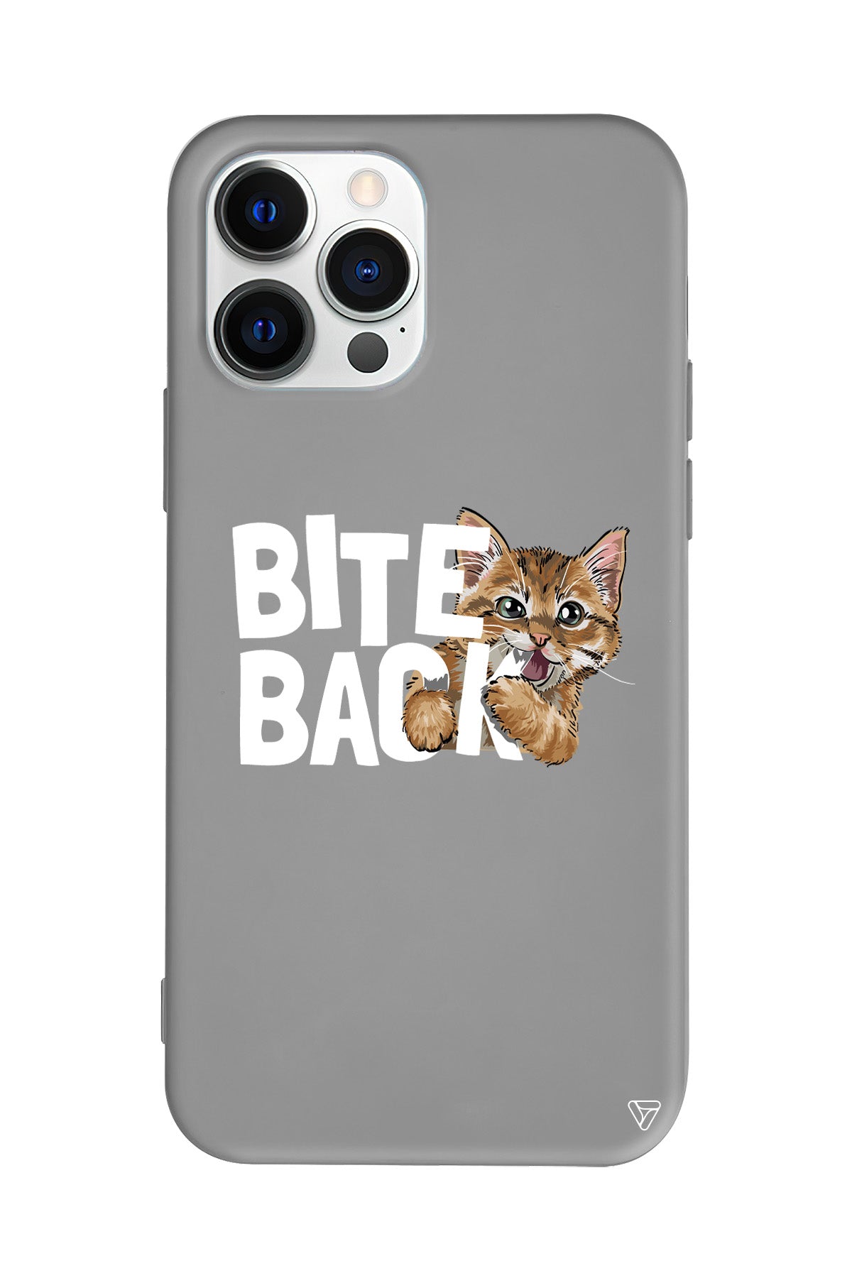 Harf Isıran Kedi Lansman Model İçi Kadife Silikon Telefon Kılıfı