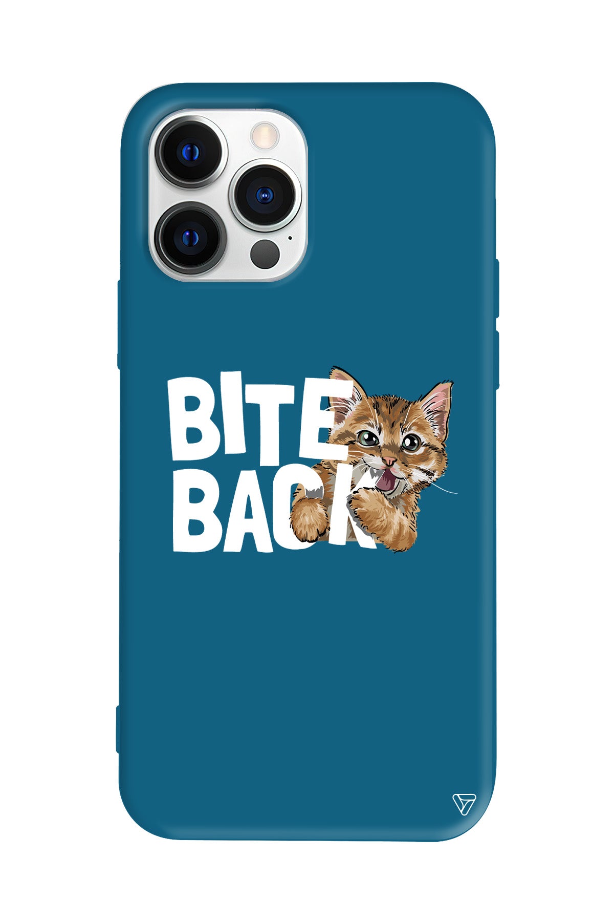 Harf Isıran Kedi Lansman Model İçi Kadife Silikon Telefon Kılıfı