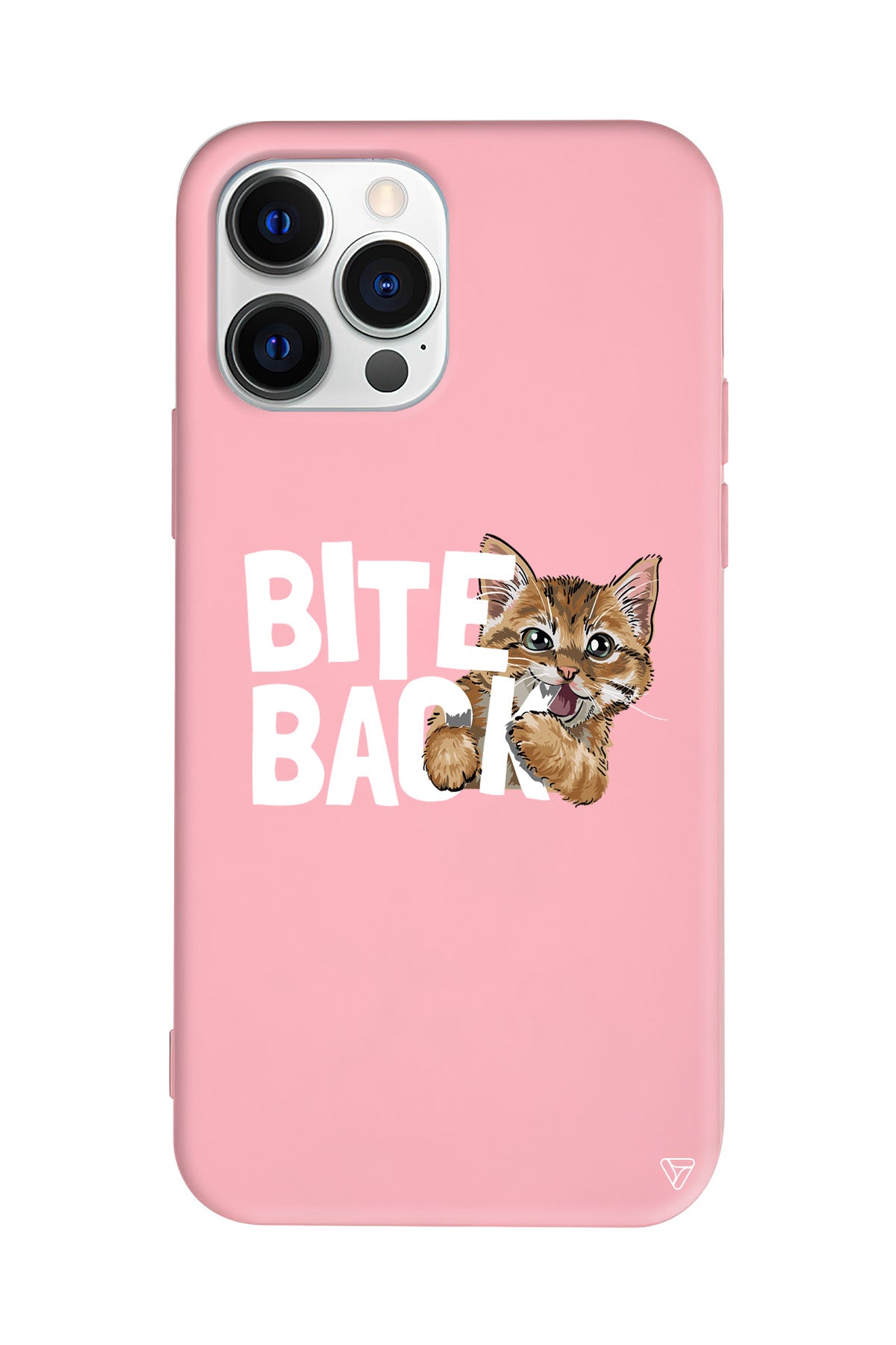 Harf Isıran Kedi Lansman Model İçi Kadife Silikon Telefon Kılıfı