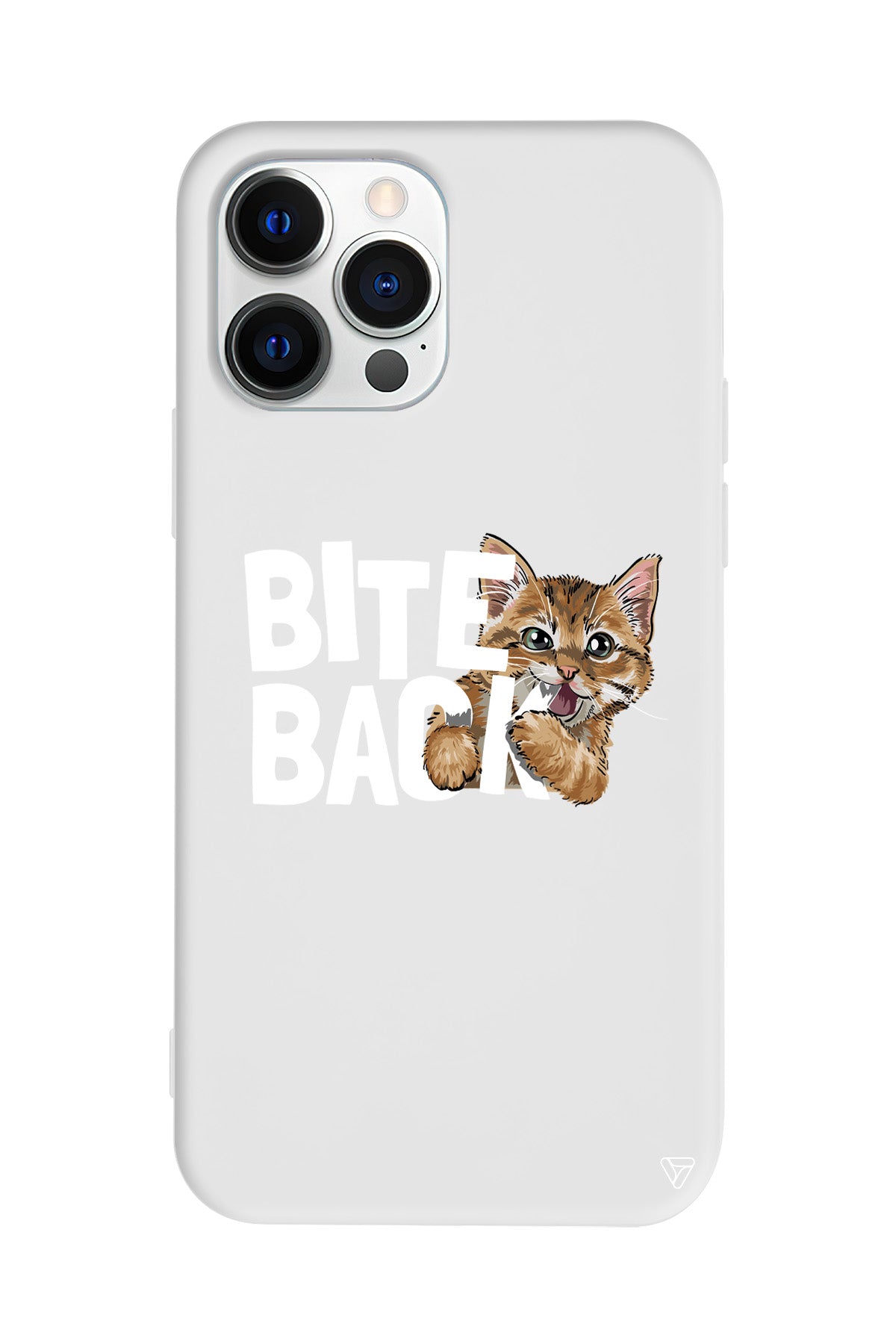 Harf Isıran Kedi Lansman Model İçi Kadife Silikon Telefon Kılıfı