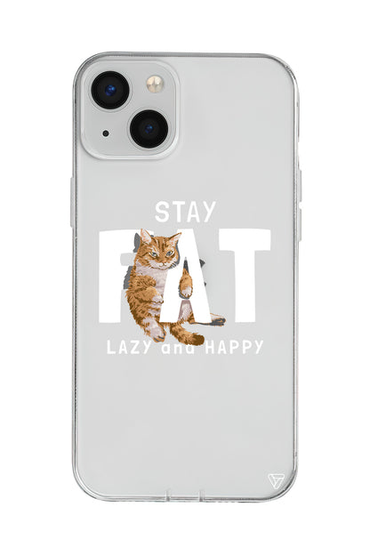 Şişman Kedi Lansman Model İçi Kadife Silikon Telefon Kılıfı – Plus Serisine Özel