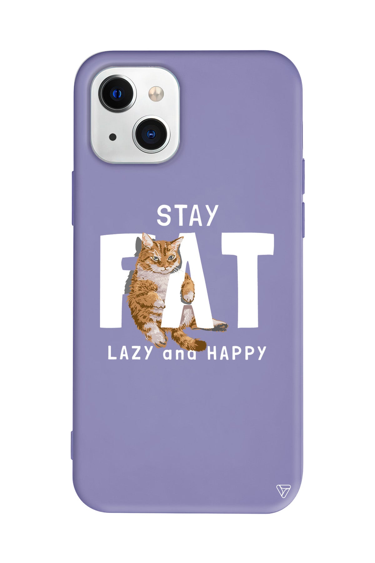 Şişman Kedi Lansman Model İçi Kadife Silikon Telefon Kılıfı – Plus Serisine Özel