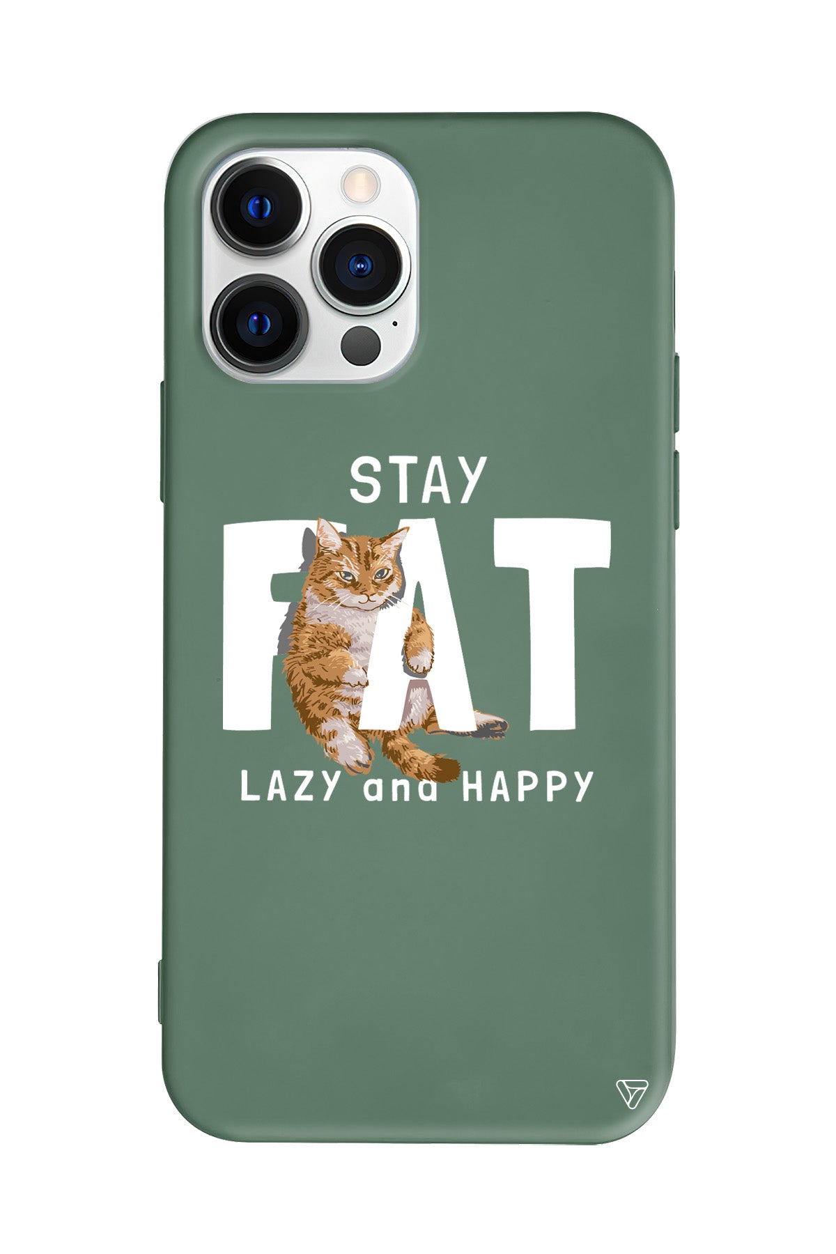 Şişman Kedi Lansman Model İçi Kadife Silikon Telefon Kılıfı