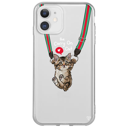 Sevimli Yavru kedi Lansman Model İçi Kadife Silikon Telefon Kılıfı