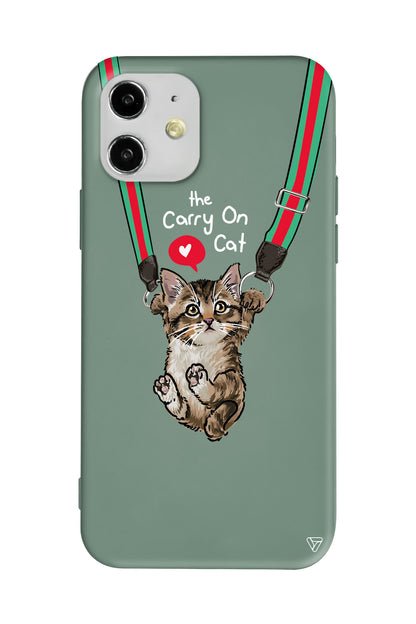 Sevimli Yavru kedi Lansman Model İçi Kadife Silikon Telefon Kılıfı