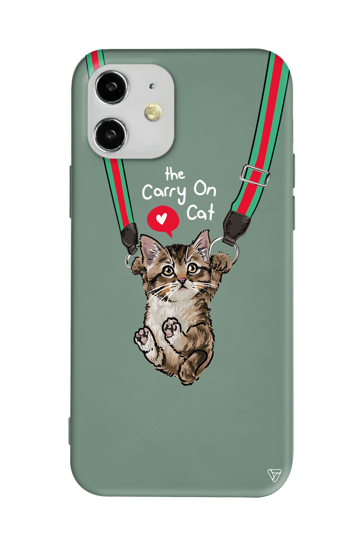 Sevimli Yavru kedi Lansman Model İçi Kadife Silikon Telefon Kılıfı