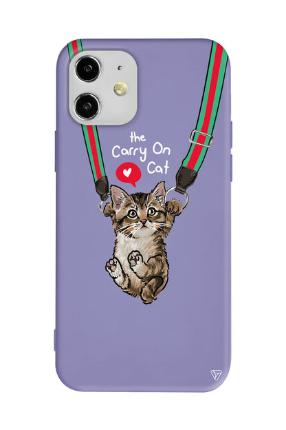 Sevimli Yavru kedi Lansman Model İçi Kadife Silikon Telefon Kılıfı