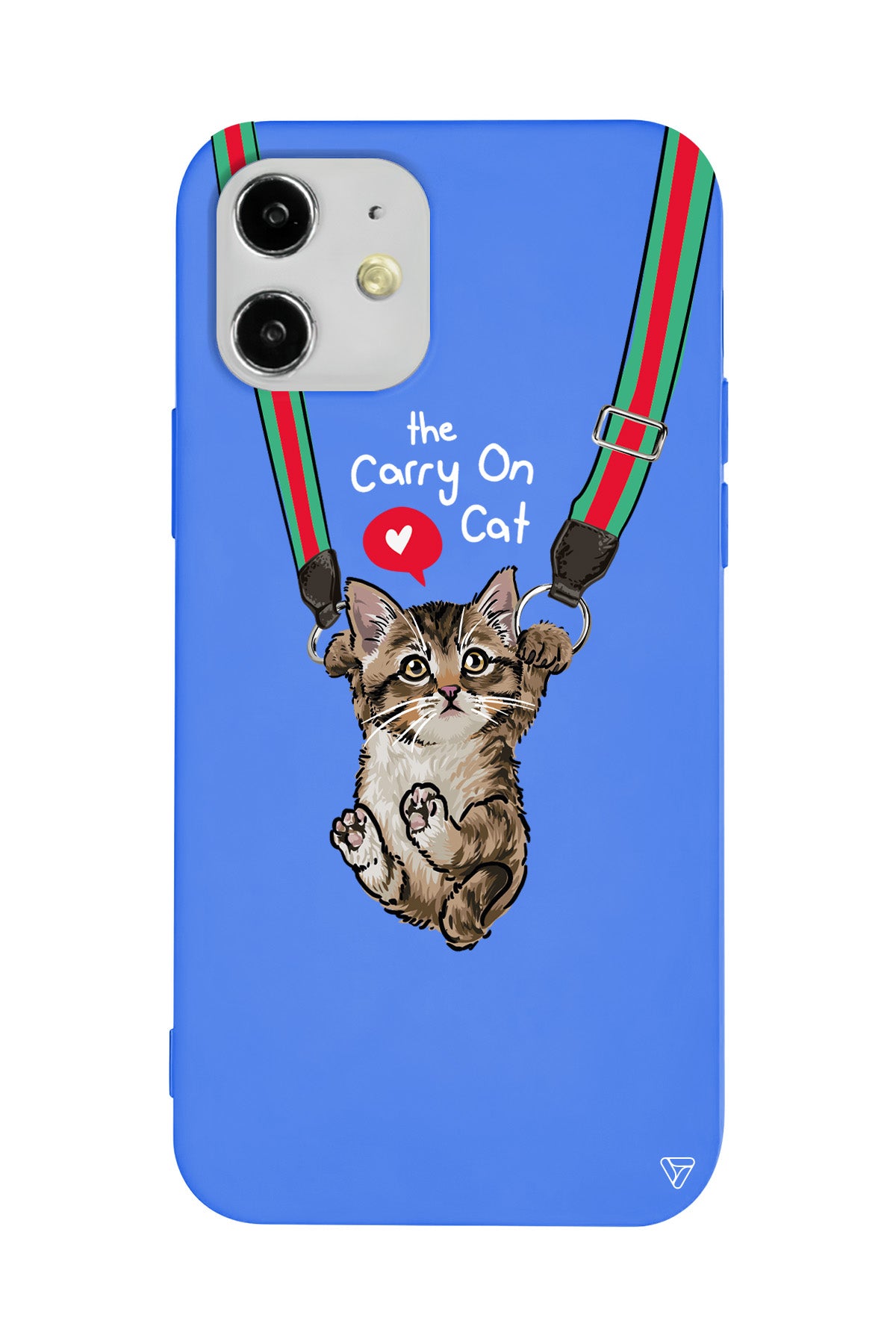 Sevimli Yavru kedi Lansman Model İçi Kadife Silikon Telefon Kılıfı